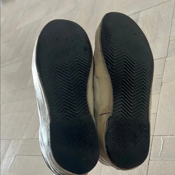 Golden Goose White and Black Sneakers - Picture 5 of 6